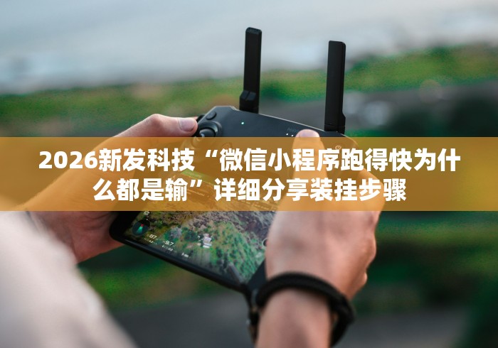 2026新发科技“微信小程序跑得快为什么都是输”详细分享装挂步骤
