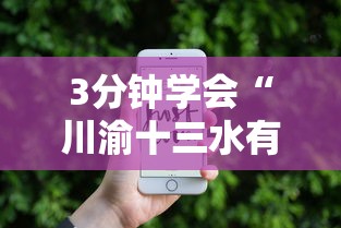 3分钟学会“川渝十三水有没有挂”科技辅助神器手机版
