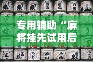 专用辅助“麻将挂先试用后付款192.168.0.1”详细辅助教程分享