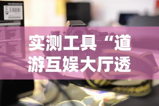 实测工具“道游互娱大厅透视	”确实可以使用辅助