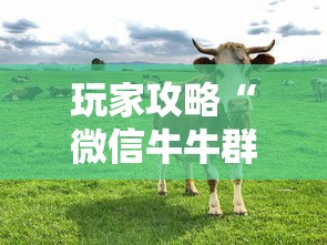 玩家攻略“微信牛牛群斗牛群”房卡链接获取